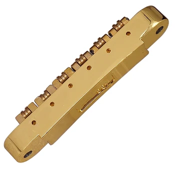 2 шт. электрический роликовый седловой бридж Tune-O-Matic Lp-бридж для электрогитары из Кореи, золото и серебро