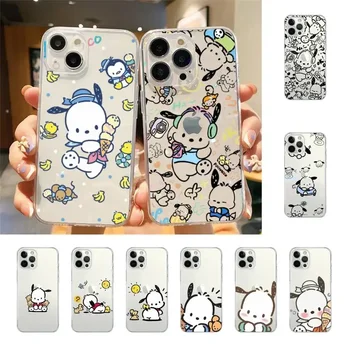Милый чехол для телефона Sanrio-Cartoon-P-Pochacco Для Iphone 7 8 Plus X Xr Xs 11 12 13 Se2020 Mini Mobile Iphone 14 Pro Max Case