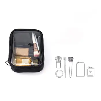 Модная индивидуальная сумка для туалетных принадлежностей, нейлоновая сумка для мытья на молнии, женская сумка для хранения, косметичка для ванной, сетчатая косметичка для макияжа