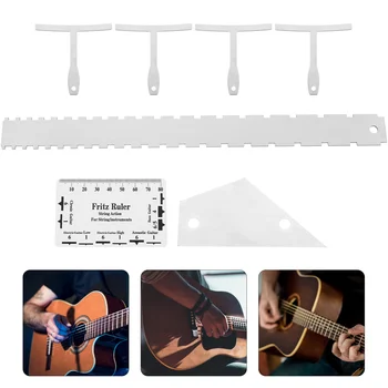 Набор инструментов для гитары, Измерительная линейка, Выравнивающая дугу, Высота струны, Пила, Измеритель силы баса, Инструменты Электрические